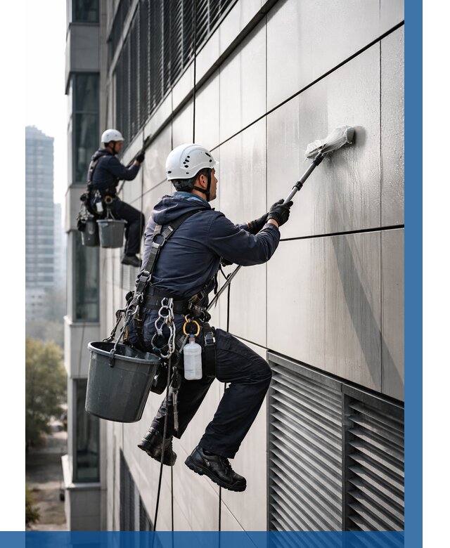 Мойка вентилируемого фасада в Пензе от 257 р. | ВЫСОТНИК-Пнз