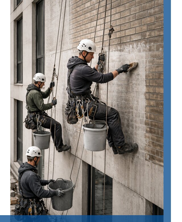 Удаление высолов с фасада в Пензе от 257 р. | ВЫСОТНИК-Пнз