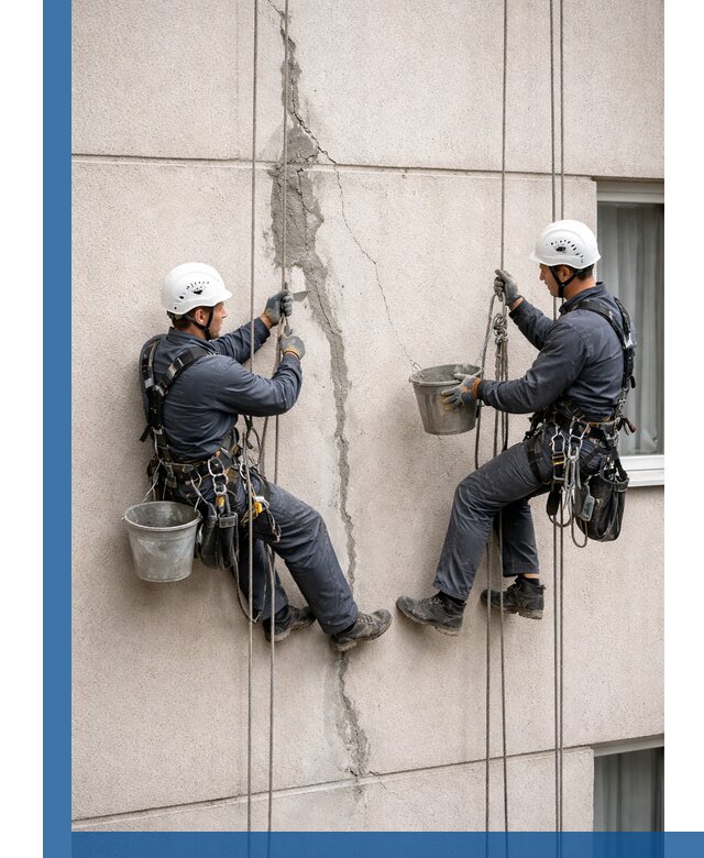 Заделка трещин на фасаде в Пензе с гарантийным ремонтом