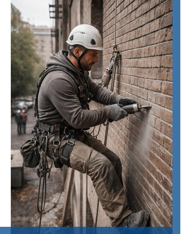 Расшивка кирпичных швов в Пензе от 616 р. | ВЫСОТНИК-Пнз