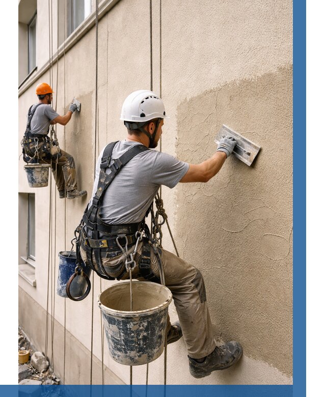 Декоративная штукатурка фасада в Пензе от 1232 р. | ВЫСОТНИК-Пнз