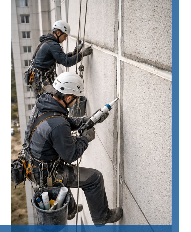 Герметизация межпанельных швов в Пензе от 719 р. | ВЫСОТНИК-Пнз