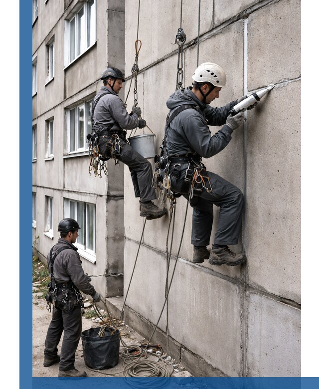Герметизация межпанельных швов в Пензе с гарантией герметичности