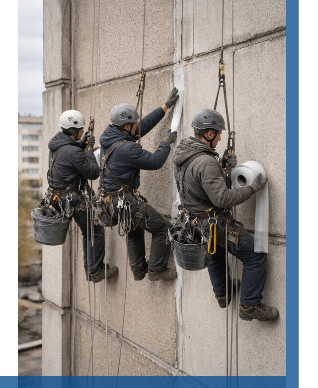 Ремонт межпанельных швов в Пензе от 770 р. | ВЫСОТНИК-Пнз