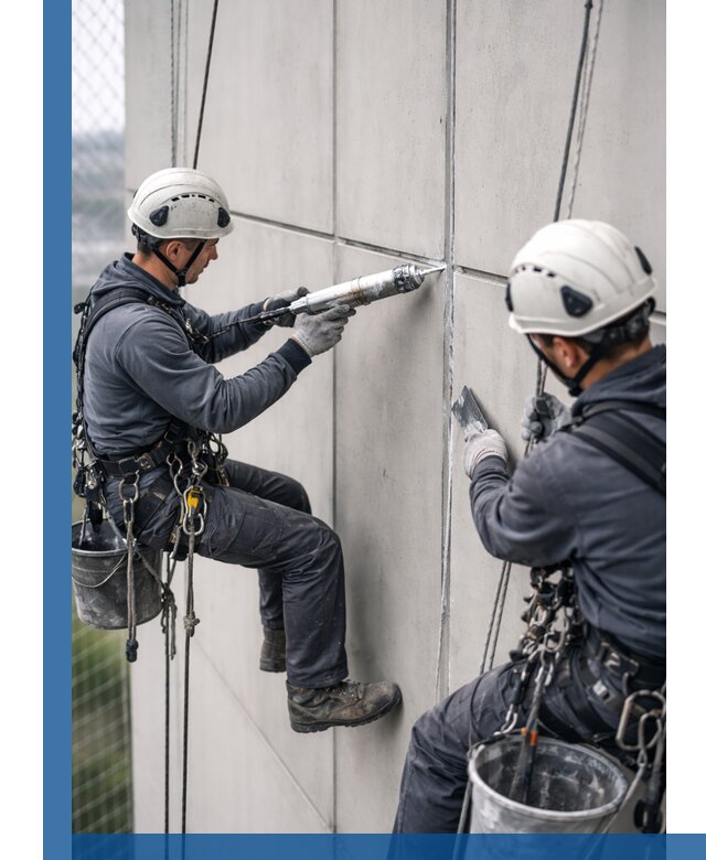 Первичная герметизация швов фасадов и кровель в Пензе