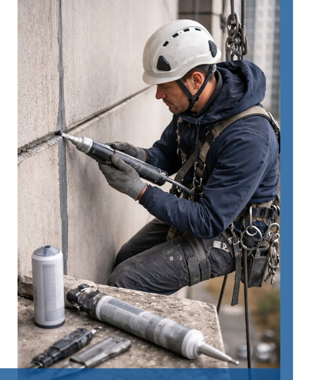 Вторичная герметизация швов в Пензе от 462 р. | ВЫСОТНИК-Пнз