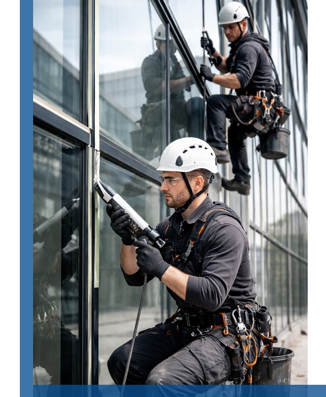 Герметизация витражных швов в Пензе для зданий и фасадов