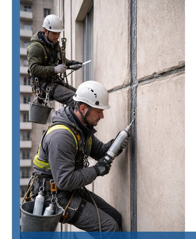 Герметизация деформационных швов фасада в Пензе качественно