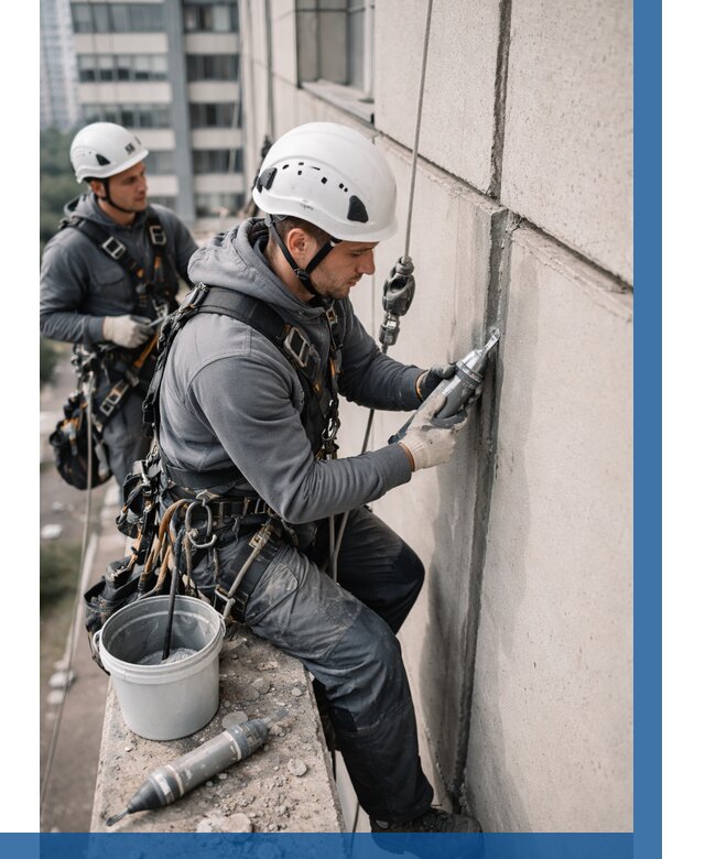 Ремонт деформационных швов здания в Пензе от 1027 р. | ВЫСОТНИК-Пнз