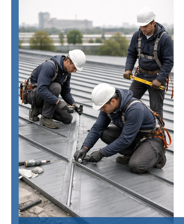 Ремонт фальцевой кровли в Пензе срочно и качественно