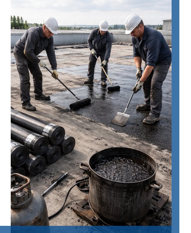 Гидроизоляция кровли мастикой в Пензе от 616 р. | ВЫСОТНИК-Пнз