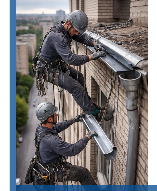 Ремонт водосточных желобов в Пензе, быстро и качественно