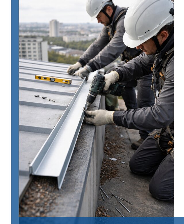 Монтаж капельника на кровле в Пензе с гарантией качества