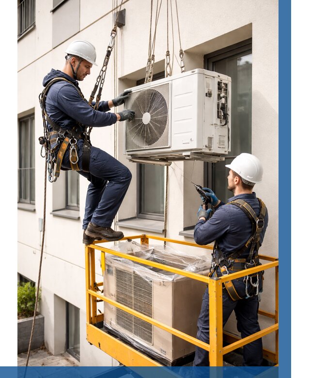 Демонтаж внешнего блока кондиционера в Пензе от 3593 р. | ВЫСОТНИК-Пнз