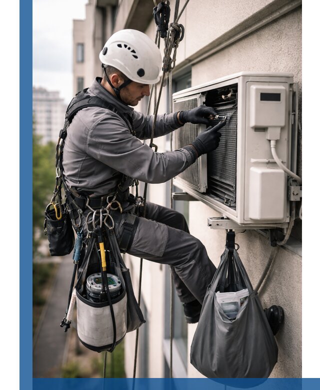 Обслуживание внешнего блока кондиционера в Пензе профессионально