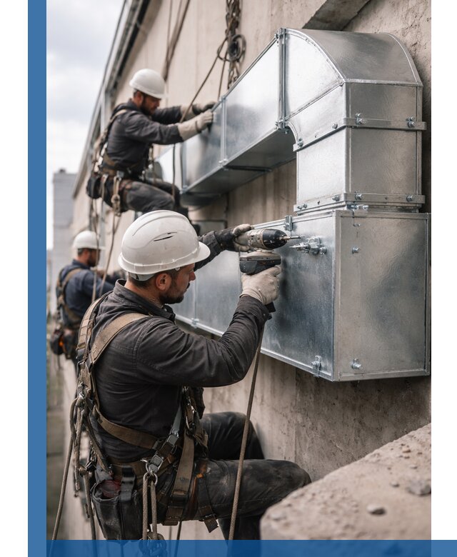 Профессиональный монтаж вентиляционных коробов в Пензе под ключ