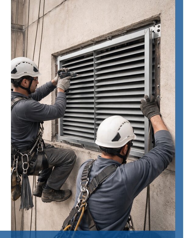 Монтаж вентиляционных решеток в Пензе от 4619 р. | ВЫСОТНИК-Пнз