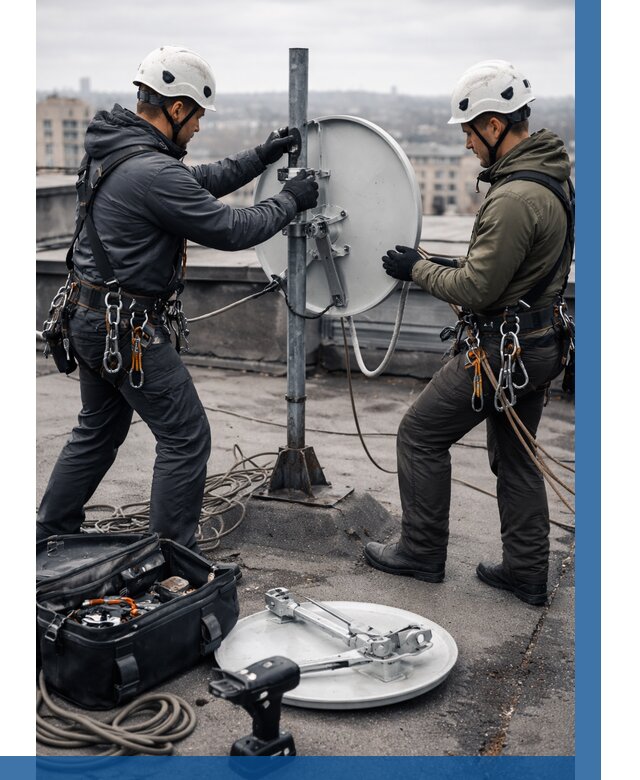 Демонтаж антенн на крыше в Пензе от 4619 р. | ВЫСОТНИК-Пнз