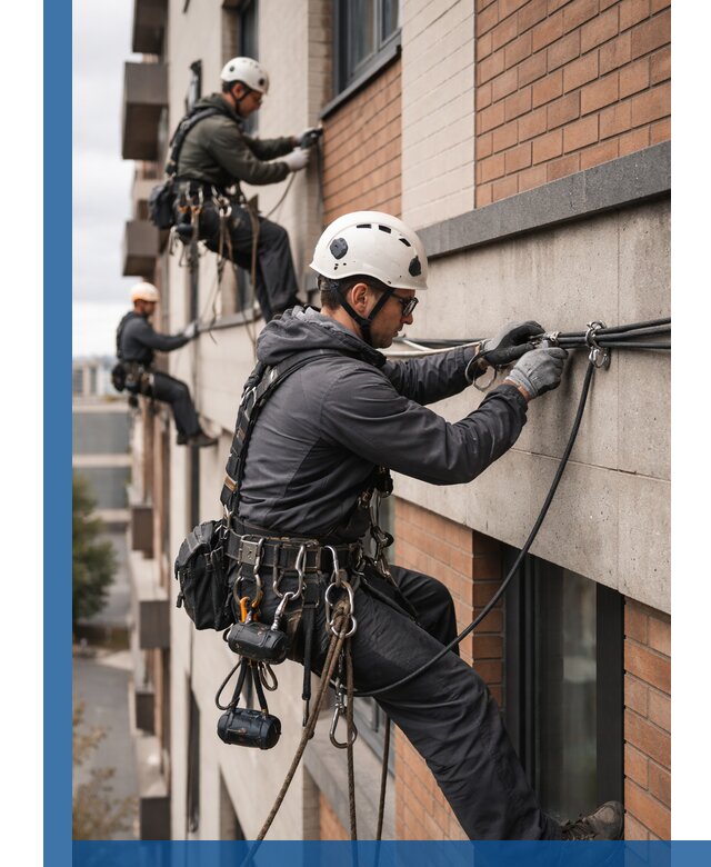 Крепление кабеля на фасаде монтаж и крепеж в Пензе