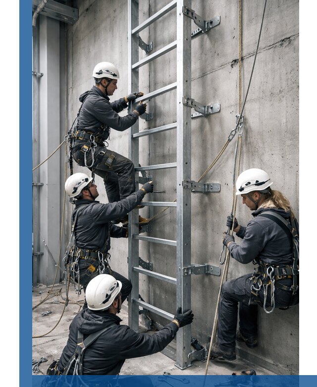 Монтаж металлических лестниц в Пензе под ключ со гарантией