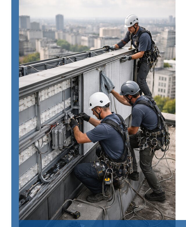 Профессиональное обслуживание крышной рекламы в Пензе под ключ