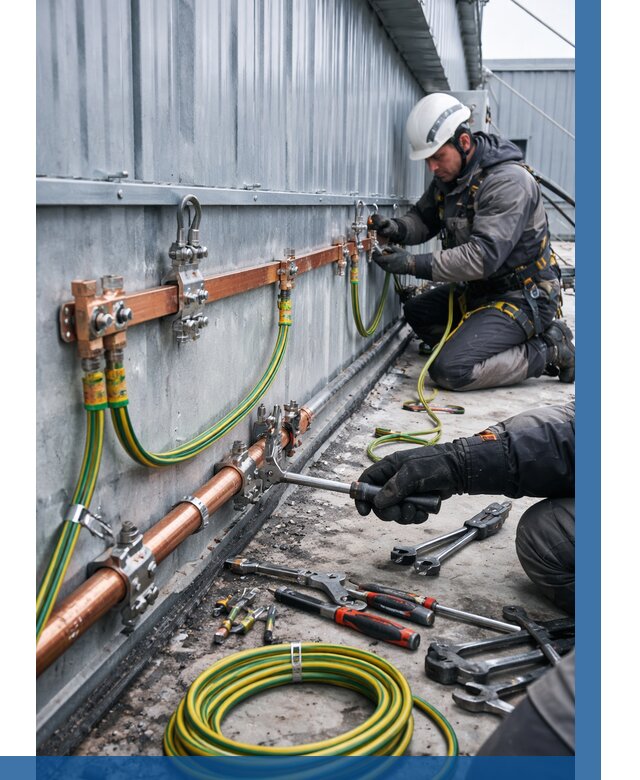 Монтаж заземления здания в Пензе от 25663 р. | ВЫСОТНИК-Пнз