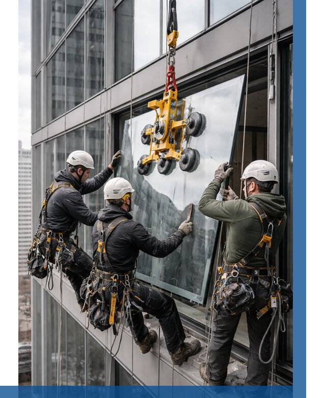 Фасадное остекление зданий под ключ в Пензе от 10265 р. | ВЫСОТНИК-Пнз