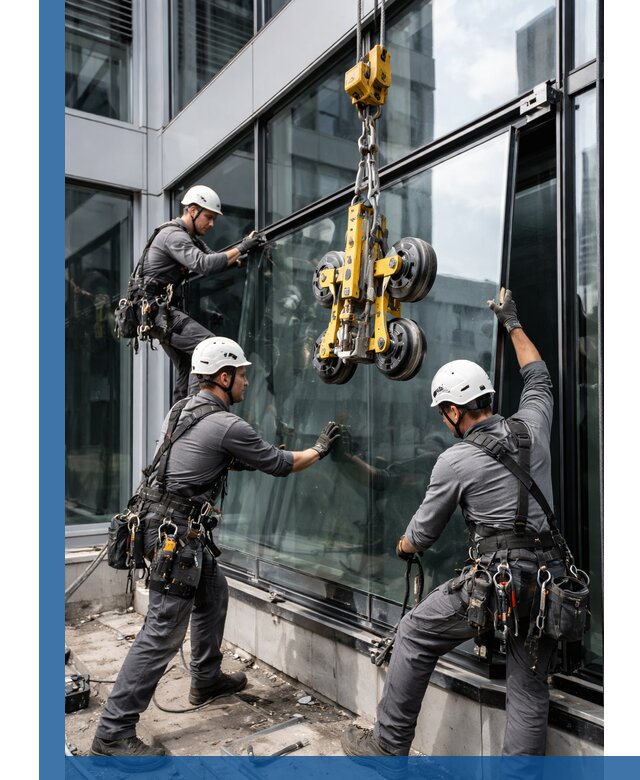 Структурное остекление фасадов в Пензе монтаж и обслуживание