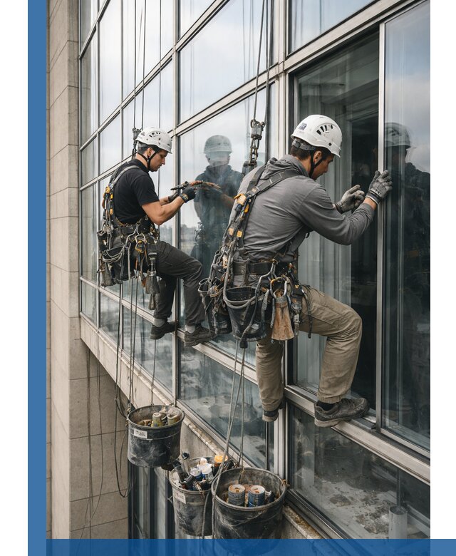 Ремонт витражных конструкций и фасадного остекления в Пензе