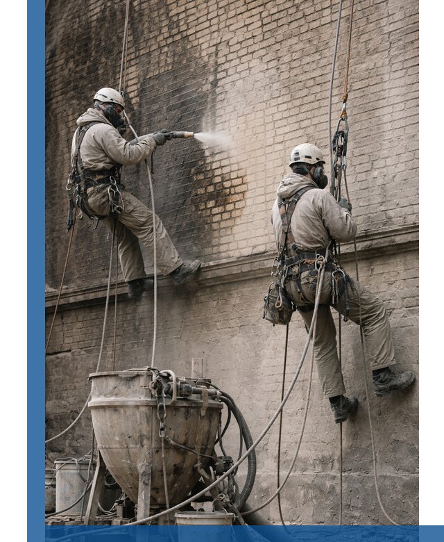 Пескоструйная очистка фасадов в Пензе профессионально