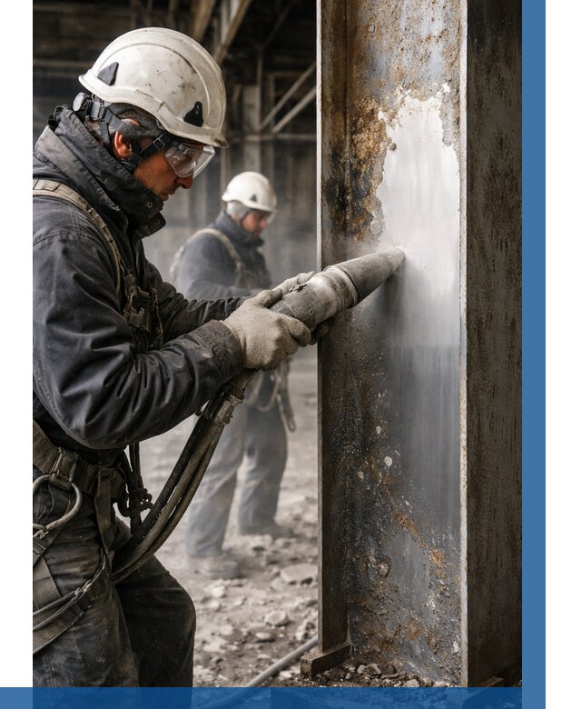 Удаление старой краски с металла в Пензе от 462 р. | ВЫСОТНИК-Пнз