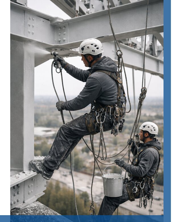 Покраска металлоконструкций на высоте в Пензе 359 р |ВЫСОТНИК-Пнз