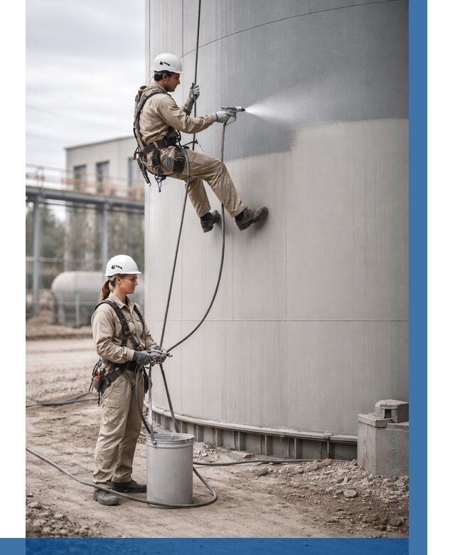 Покраска резервуаров в Пензе от 1232 р. | ВЫСОТНИК-Пнз — заказать