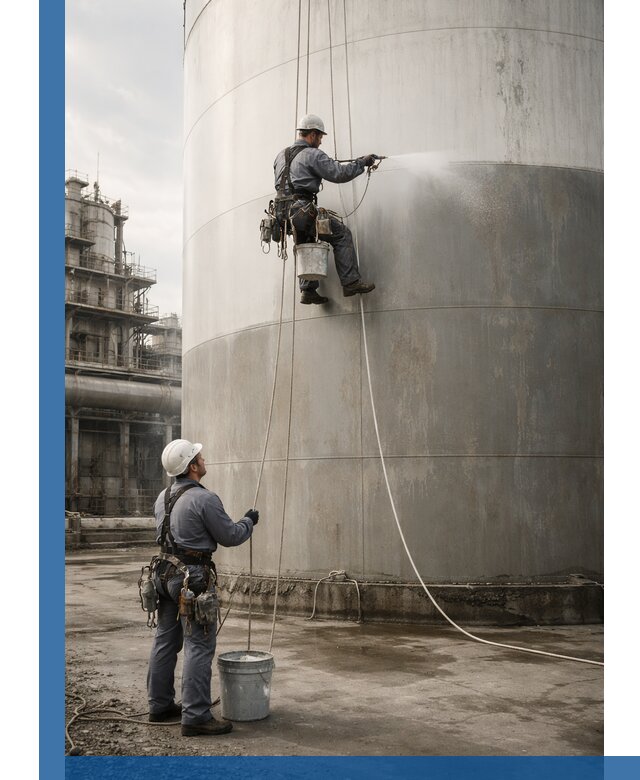 Покраска стальных резервуаров и емкостей в Пензе профессионально