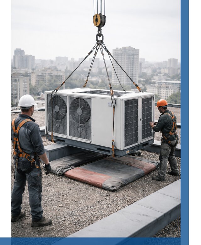 Подъем груза на крышу в Пензе от 5133 р. | ВЫСОТНИК-Пнз заказать