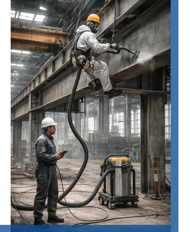 Обеспыливание конструкций в цехе в Пензе от 4311 р. | ВЫСОТНИК-Пнз