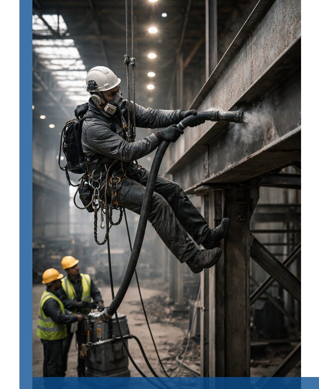 Обеспыливание конструкций в цехах промышленного производства в Пензе