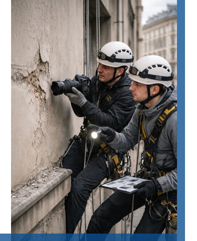 Фотофиксация дефектов фасада в Пензе от 4619 р. | ВЫСОТНИК-Пнз