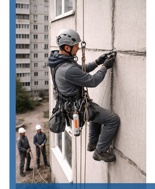 Обследование межпанельных швов и герметизация в Пензе