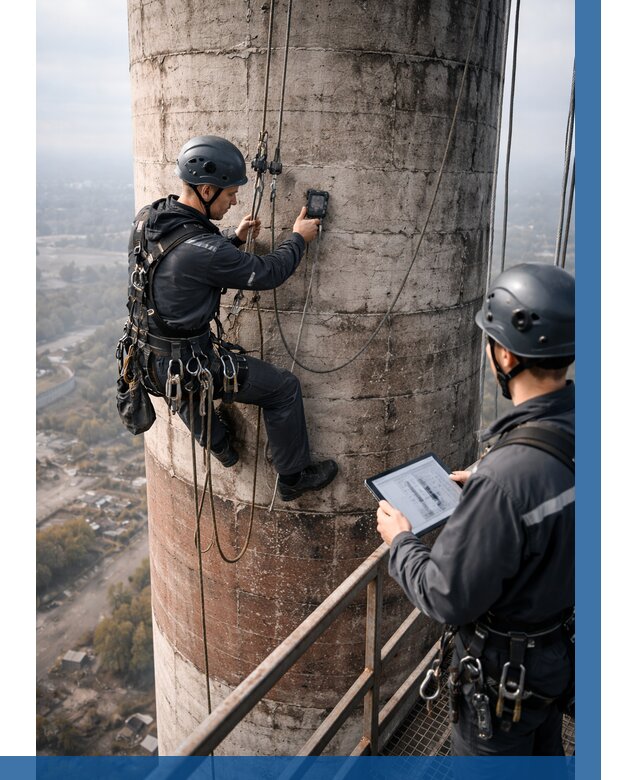 Обследование дымовой трубы в Пензе от 8212 р. | ВЫСОТНИК-Пнз