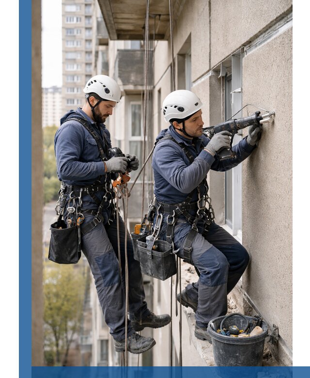 Промышленные альпинисты высотные работы и монтаж в Пензе